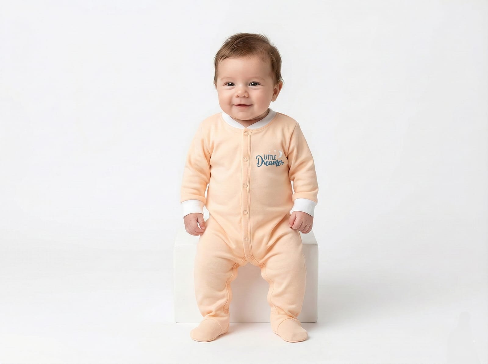 Baby Unisex Romper 100% Cotton - Soft One-Piece Bodysuit with Snap Buttons for Infants & Toddlers