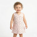 NOHA- BABY ALINE DRESS DOUBLE KNIT COTTON  WILL ALL OVER PRINT