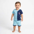 TOM-KIDS BOYS COTTON SLEEVE INTERLOCK TOP AND BOTTOM  100% cotton fabric